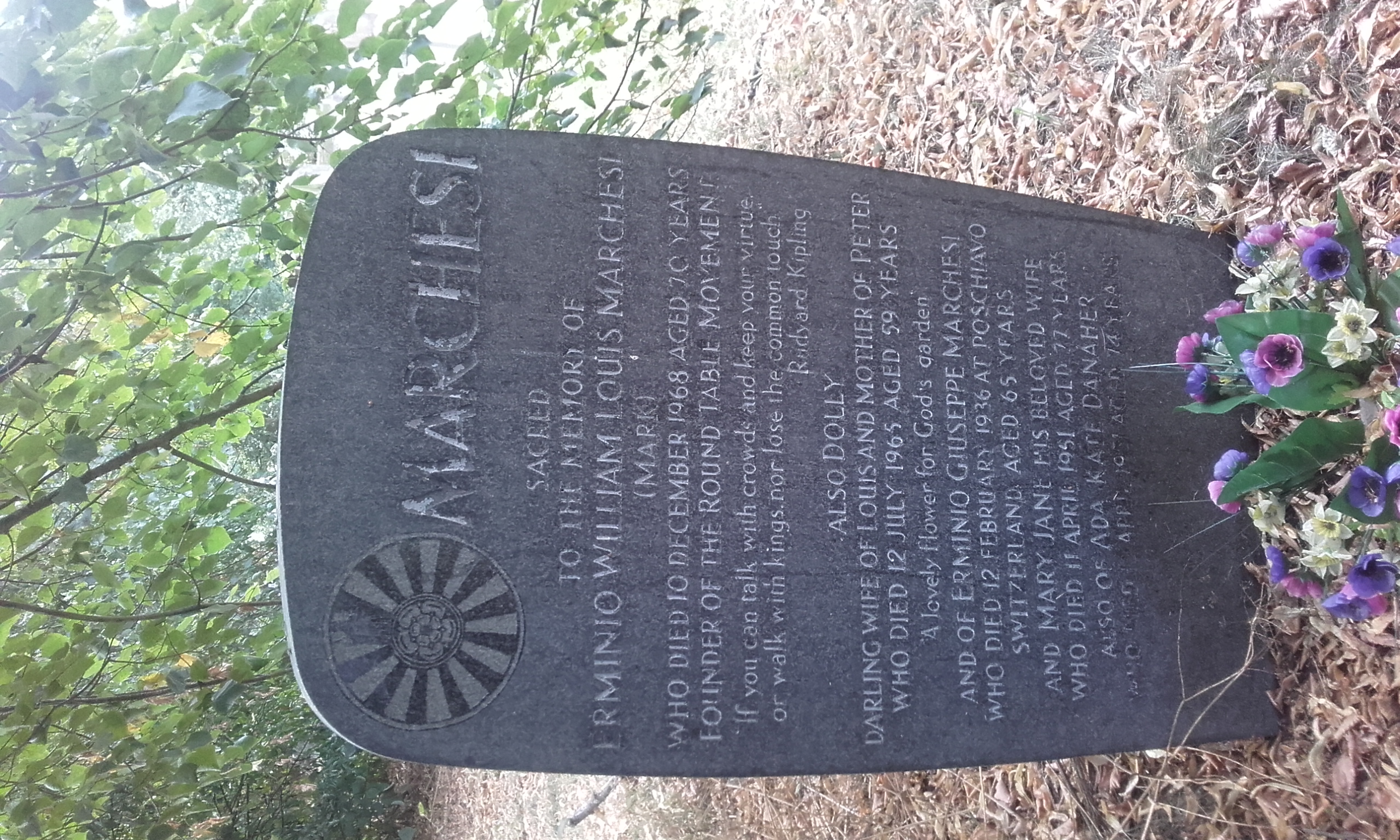 Louis Marchesi headstone